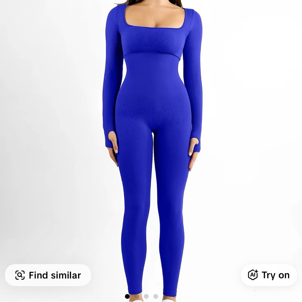 Women's Blue Jumpsuit and Black Jumpsuit